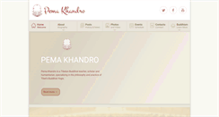 Desktop Screenshot of pemakhandro.org